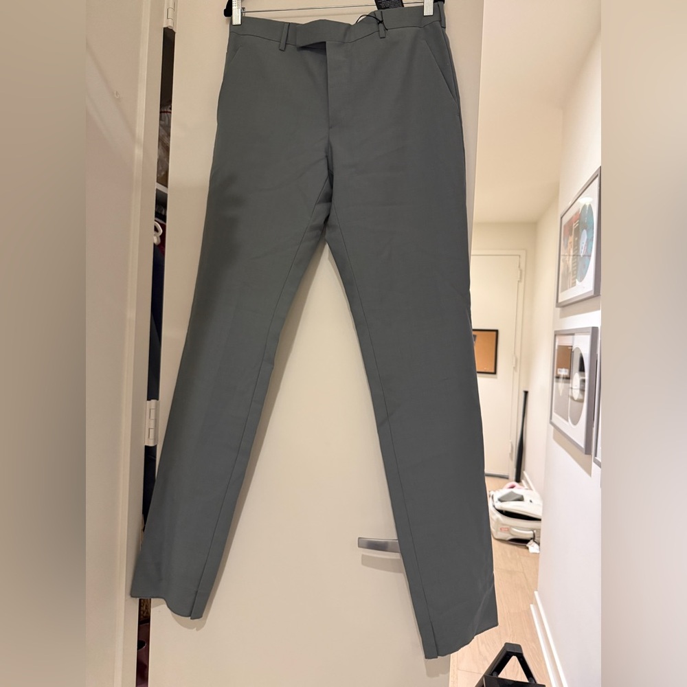 PRADA Men's Slim Dress Pants - Gray
